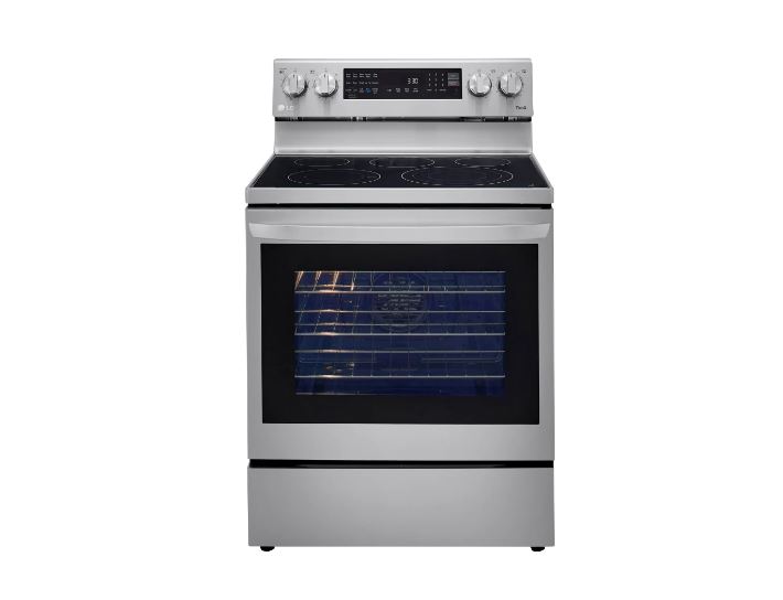 LG LREL6325F 6.3 cu ft. Smart Wi-Fi Enabled True Convection InstaView® Electric Range with Air Fry