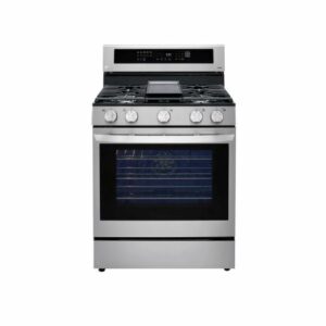 LG LRGL5825F 5.8 cu ft. Smart Wi-Fi Enabled True Convection InstaView® Gas Range with Air Fry