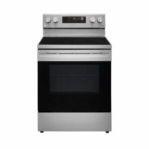 LG LREL6323S 6.3 cu ft. Smart Wi-Fi Enabled Fan Convection Electric Range with Air Fry & Easy Clean