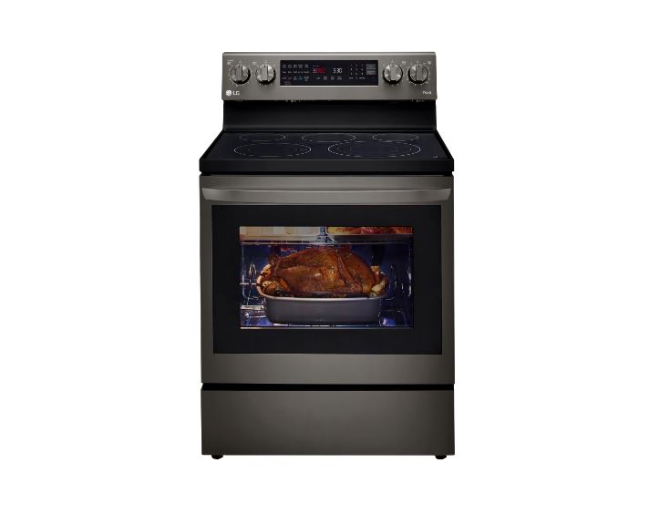 LG LREL6325D 6.3 cu ft. Smart Wi-Fi Enabled True Convection InstaView® Electric Range with Air Fry