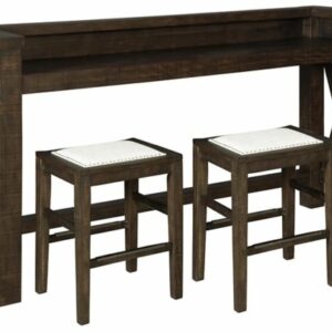Hallishaw Counter Height Dining Table and 2 Barstools