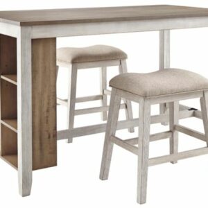 Skempton Counter Height Dining Table and 2 Barstools