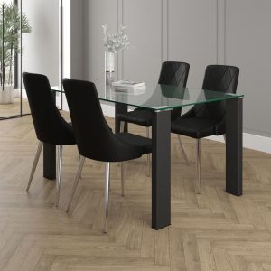 VESPA/DEVO BK-5PC DINING SET