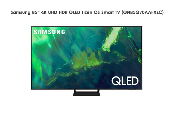 Samsung 85" 4K UHD HDR QLED Tizen OS Smart TV (QN85Q70AAFXZC)