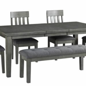 Hallanden Dining Table and 4 Chairs and Bench