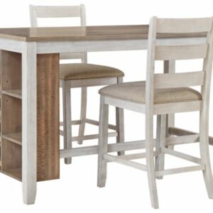 Skempton Counter Height Dining Table and 2 Barstools