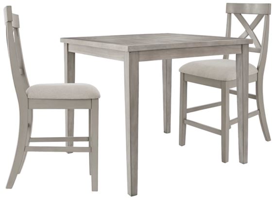 Parellen Counter Height Dining Table and 2 Barstools