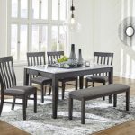 Luvoni Dining Table and 4 Chairs and Bench