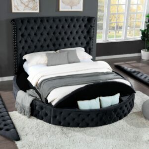 HAZEL (#423)(Black) King Bed