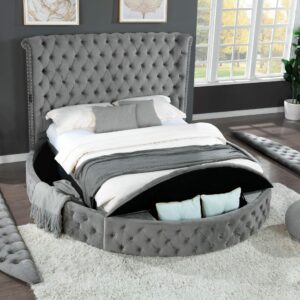 HAZEL (#423)(Grey) King Bed