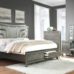 AISHA GREY - 8 Pieces Queen Size Bedroom Set